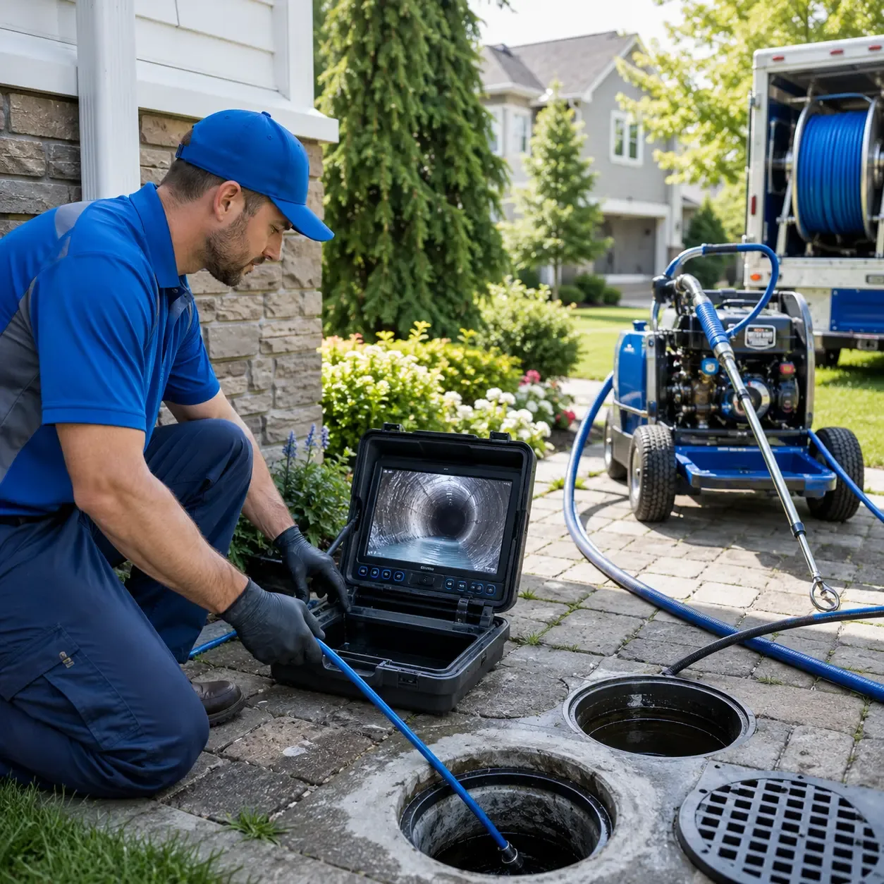 Outdoor drain cleaning professionals serving White Castle, LA
